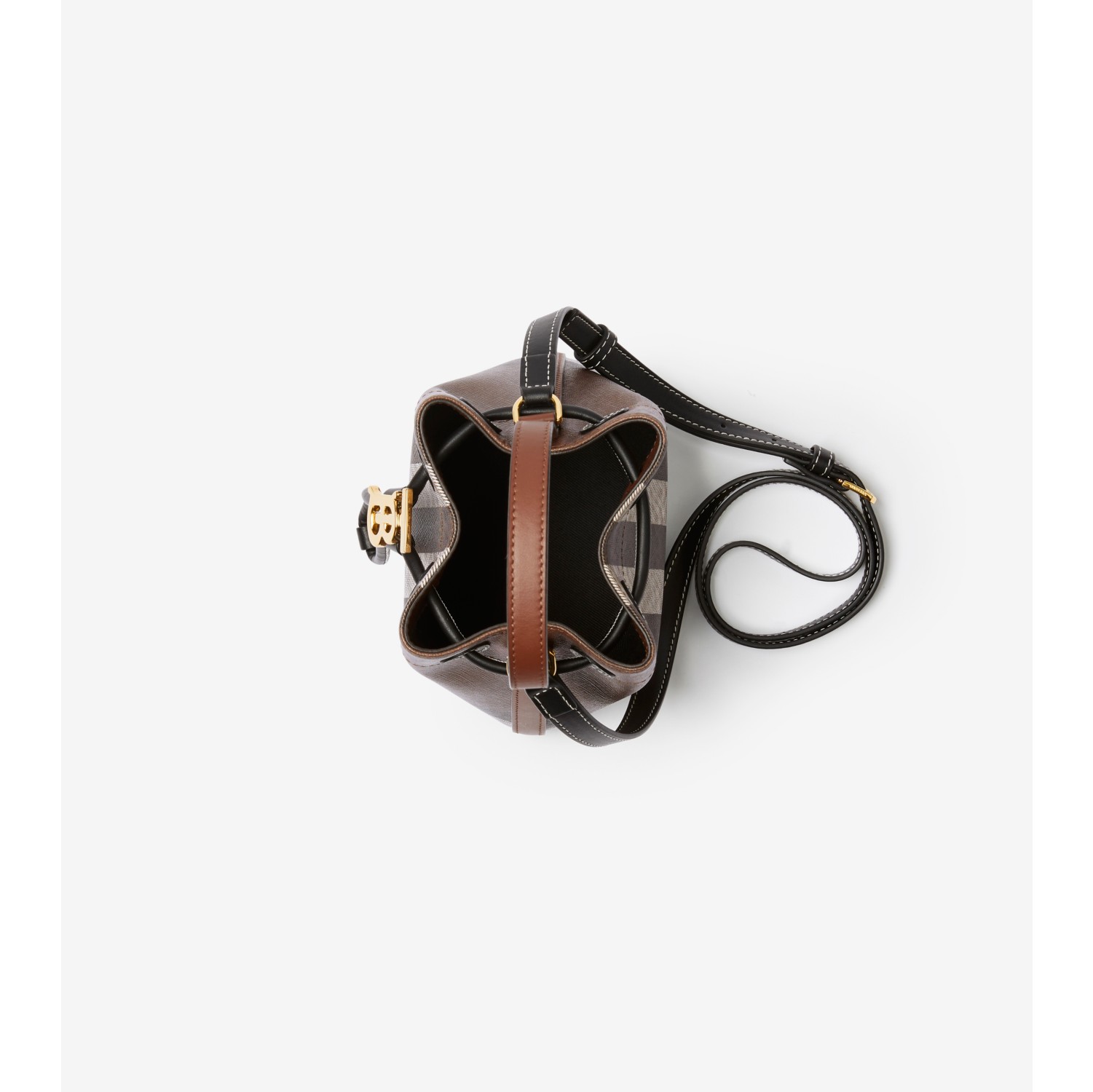 Burberry leather hot sale bucket bag