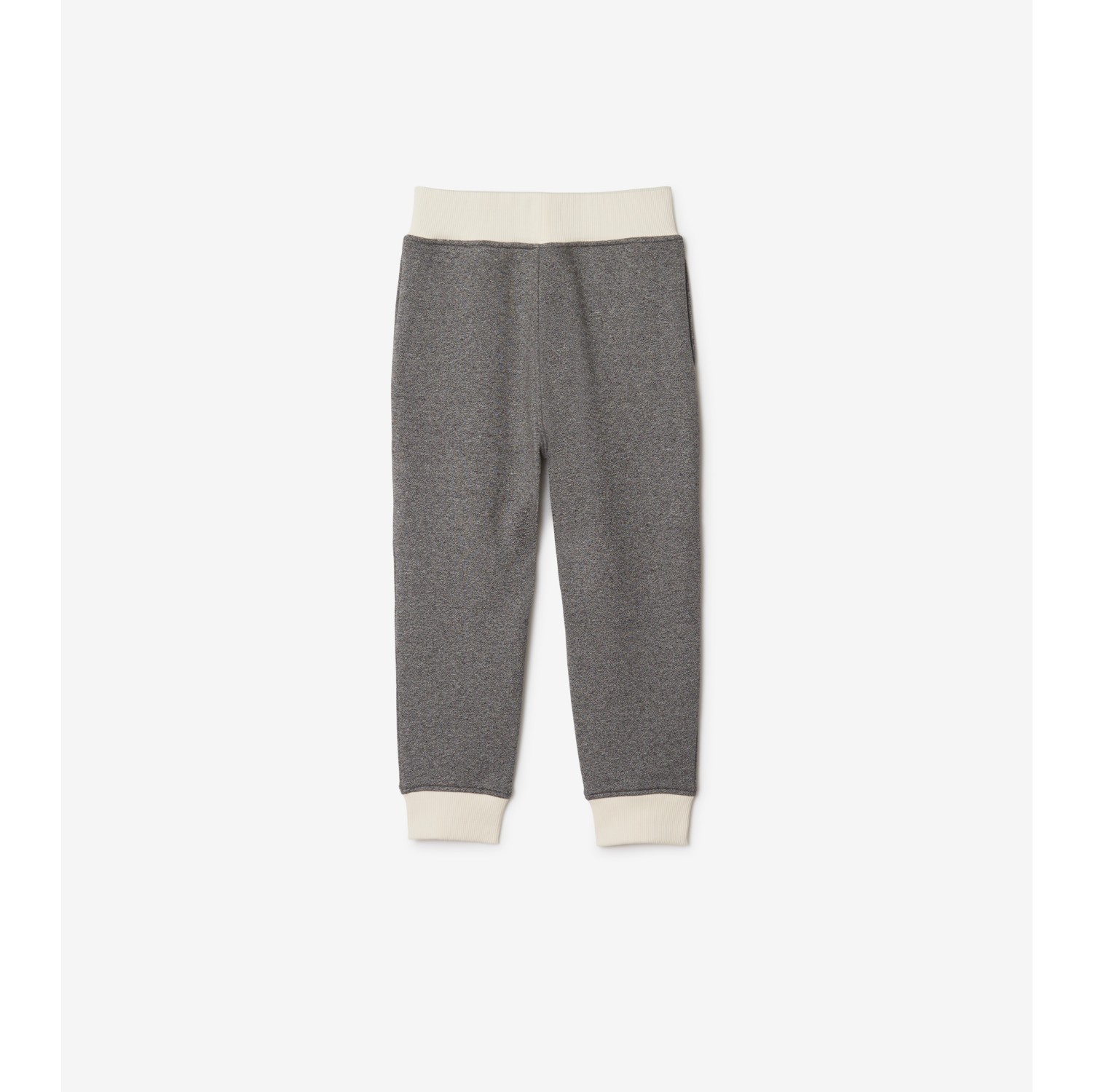 Cotton Jogging Pants in Charcoal grey melange | Burberry® Official