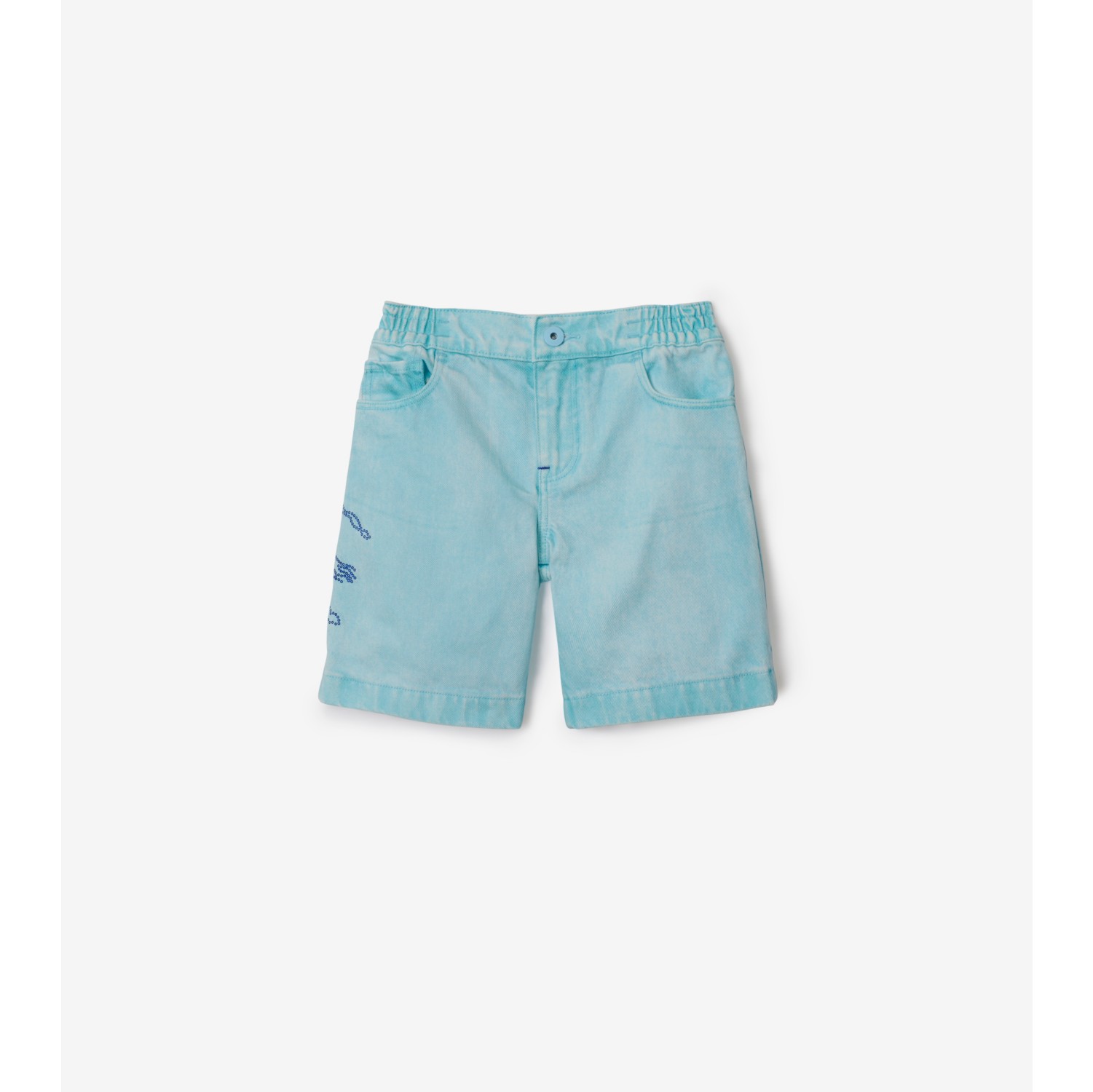 Denim Shorts in Cloud blue | Burberry® Official