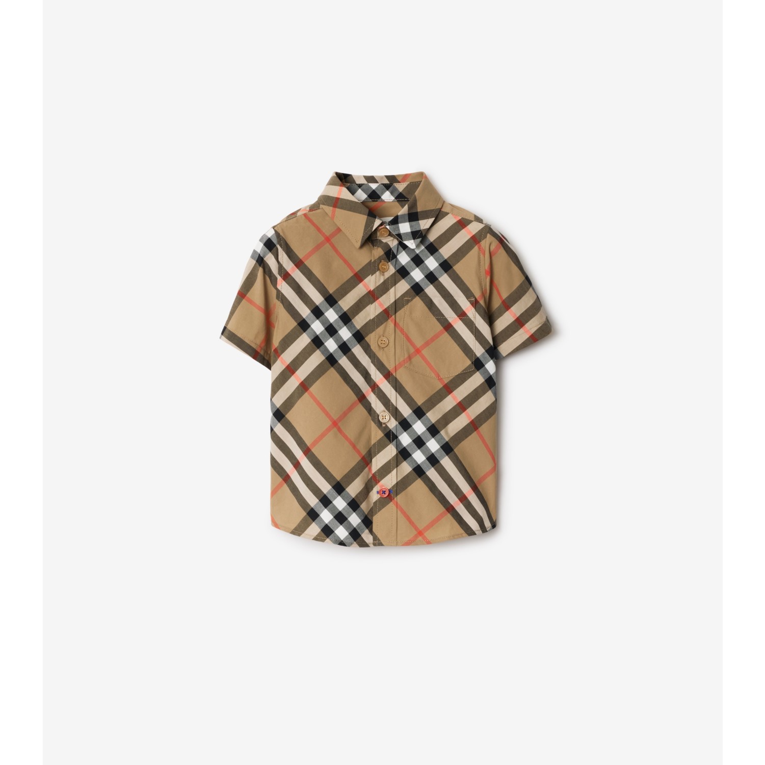 Camisa de algodão em Check