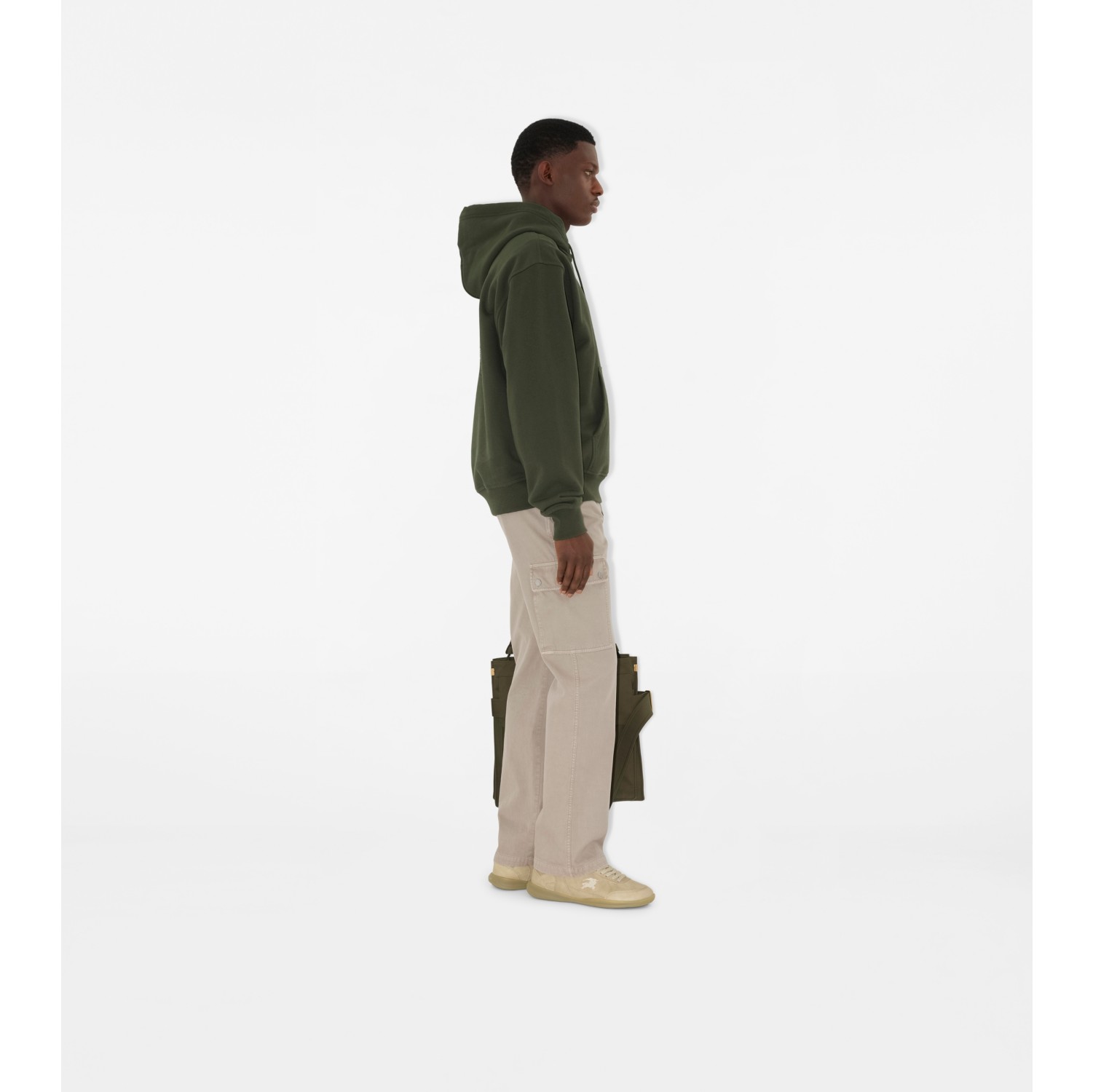 Sudadera en algodón con capucha y coche