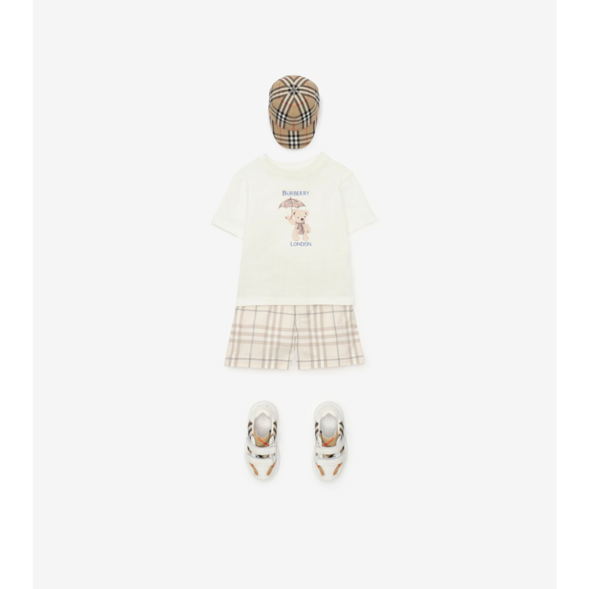  Check London Bear Cotton T-shirt