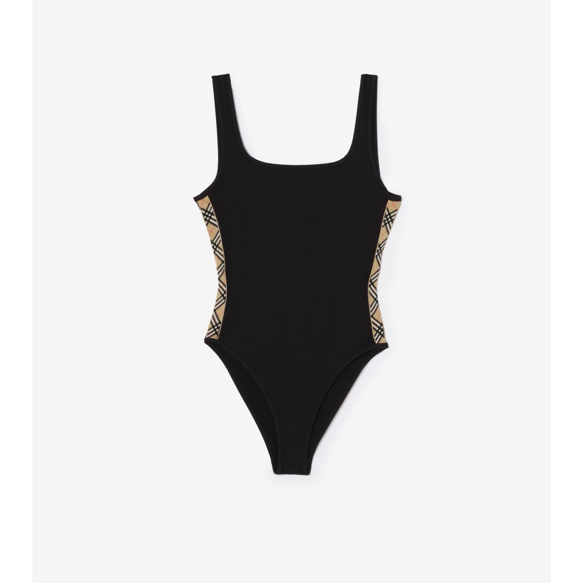  Check Trim Swimsuit