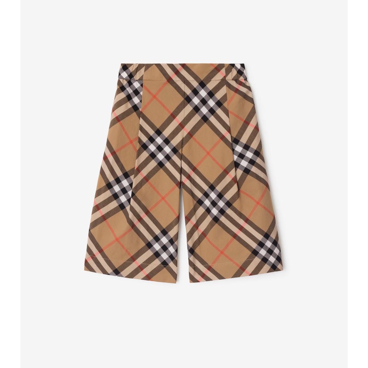  Check Cotton Trousers