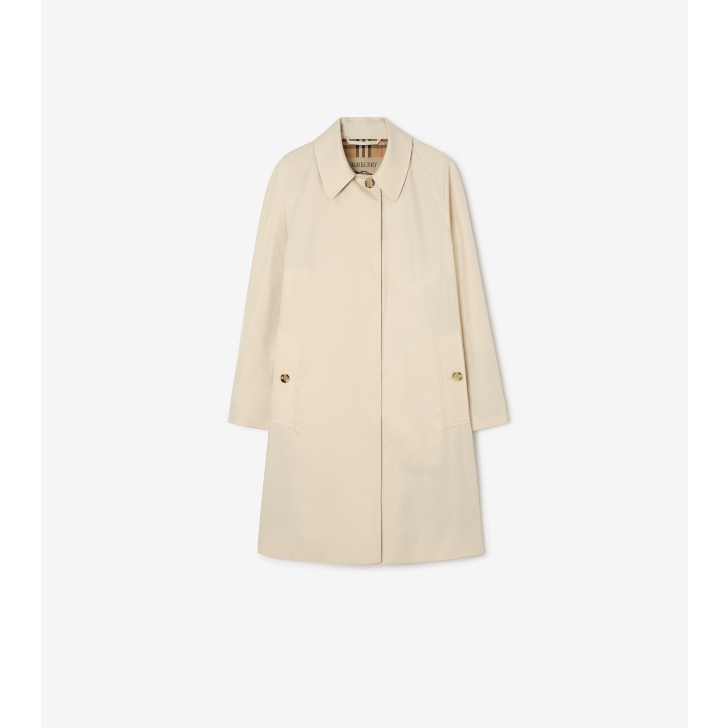Mid-length Tropical Gabardine Camden Car Coat