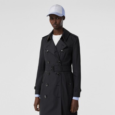 The Mid-length Chelsea Heritage Trench Coat in Midnight - Women ...
