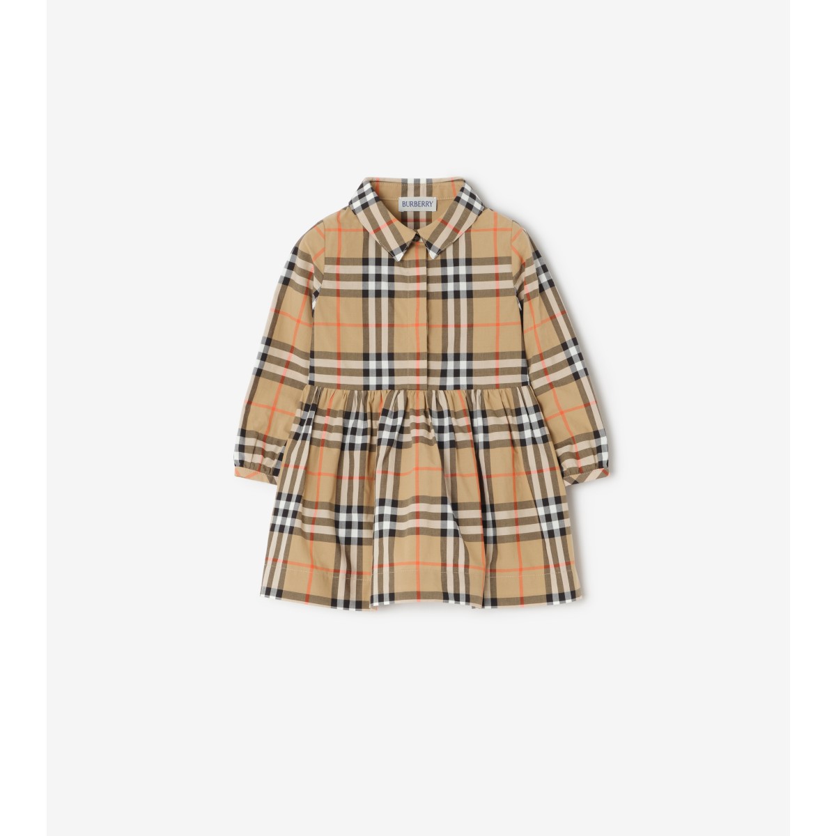  Check Cotton Dress
