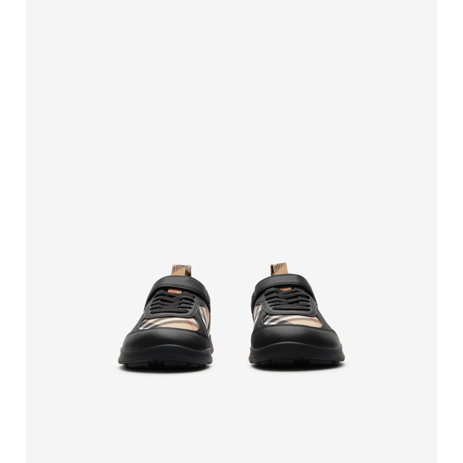 Sneaker „Matrix“ aus Leder mit Check