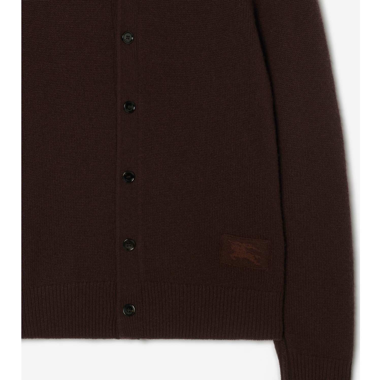 極美品 現行☆BURBERRY カシミヤ混 カーディガン メンズ L 黒 カシミア
