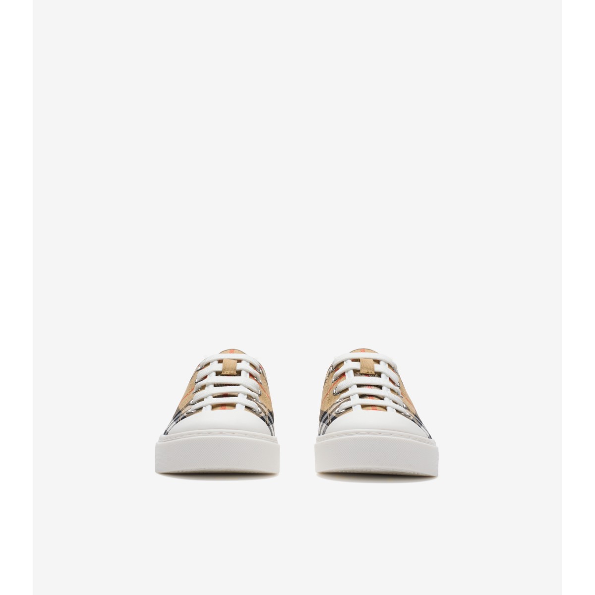  Check Cotton Sneakers