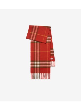 チェック カシミアスカーフ (チャコールグレー) | Burberry®公式サイト