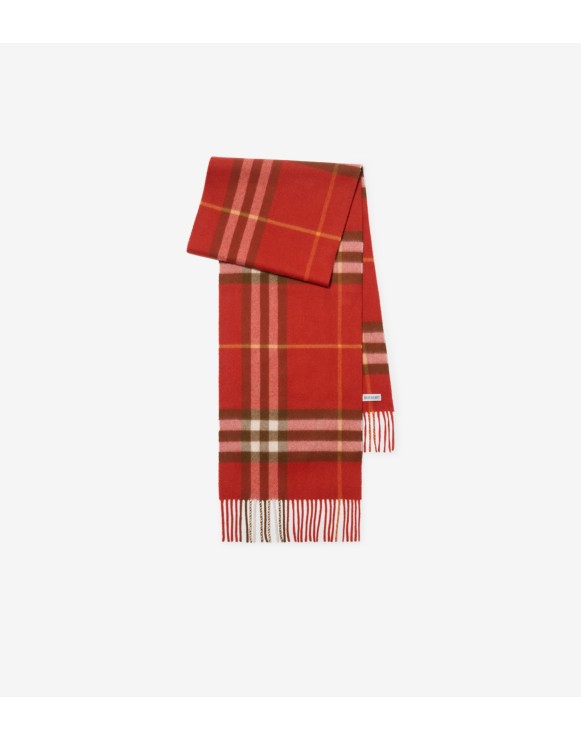 Check Cashmere Scarf