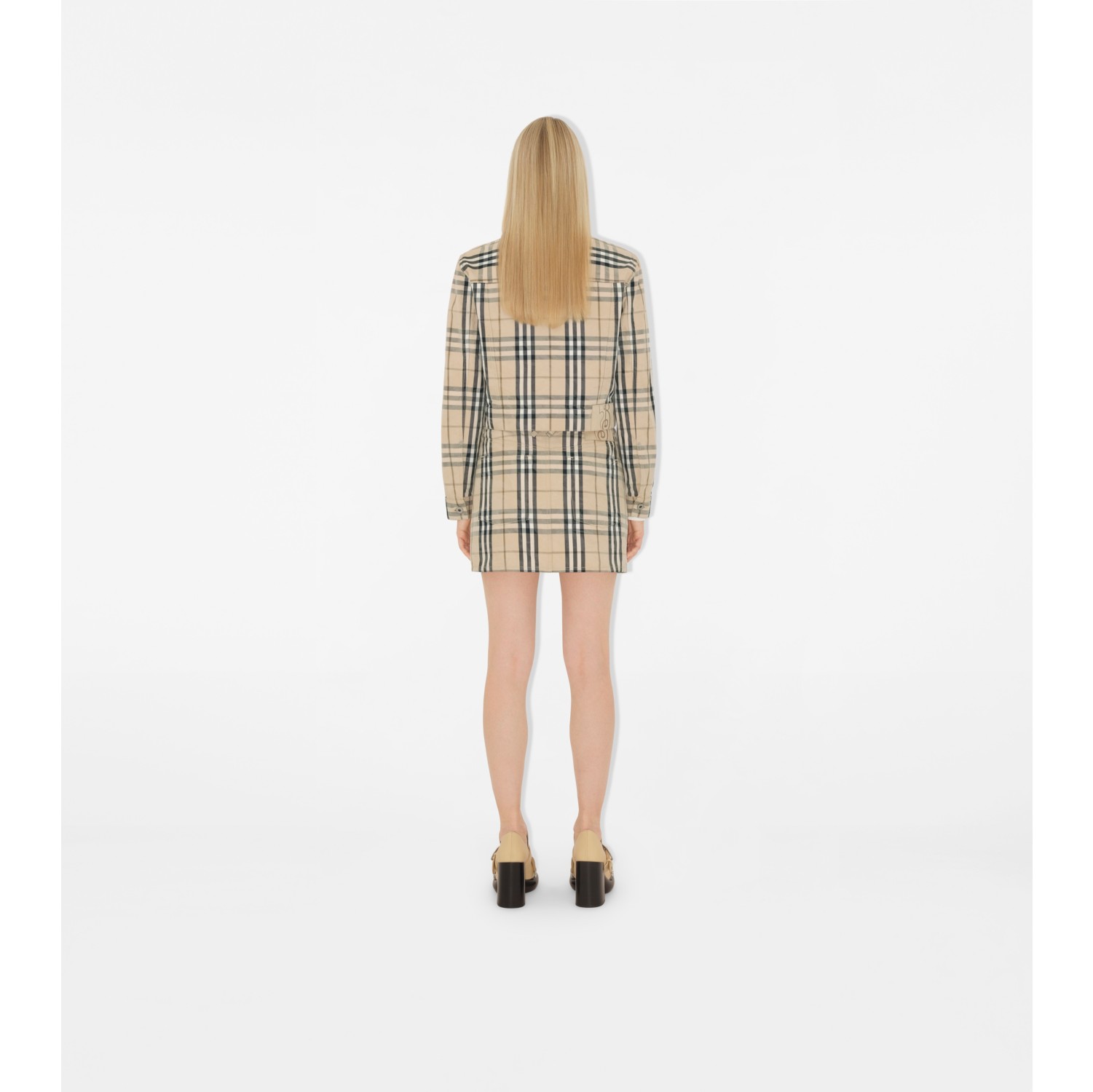 Chaqueta vaquera cropped Check