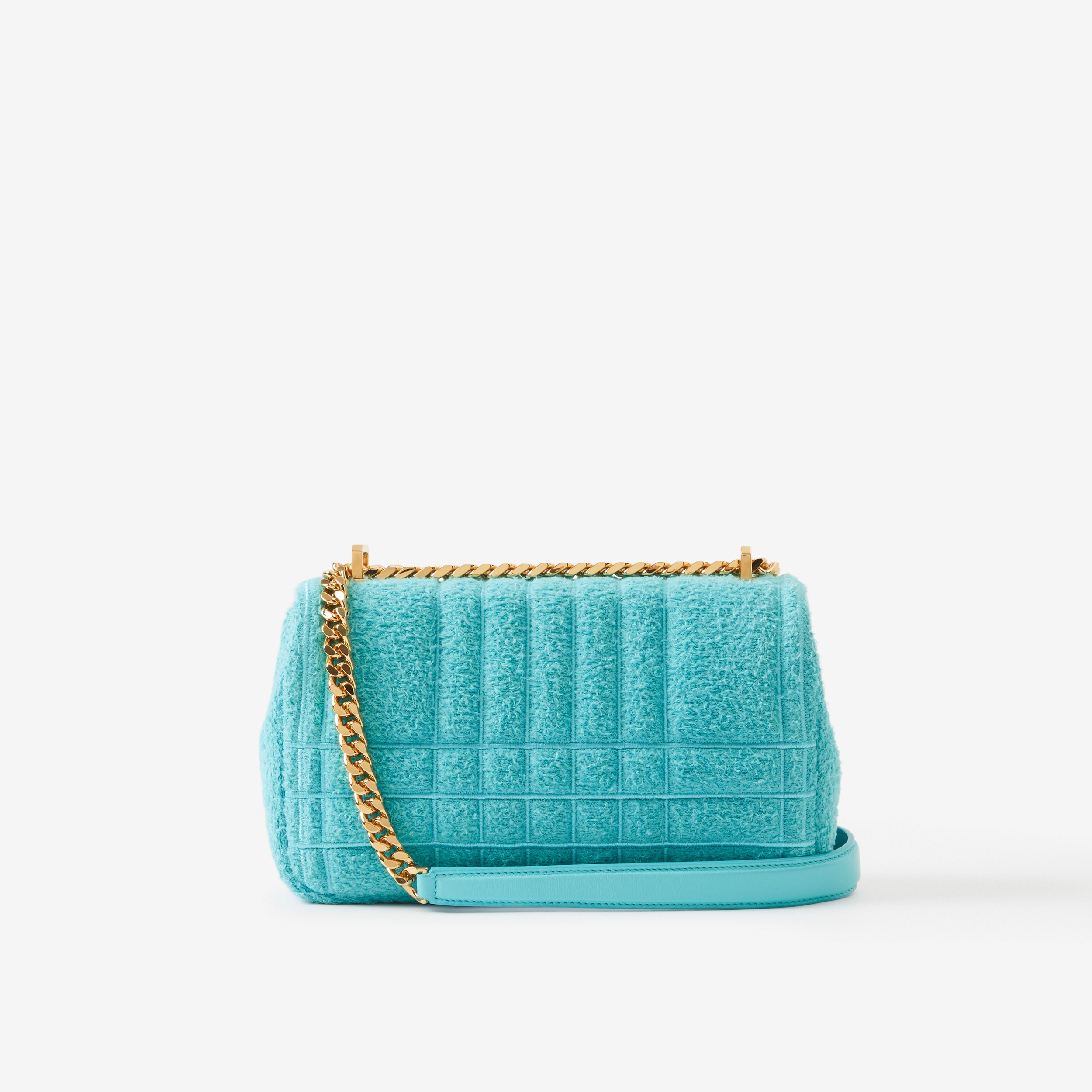 Small Lola Bag in Vivid Turquoise - Women | Burberry® Official - 3