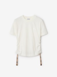 Festival Cotton T-shirt in colour Chalk