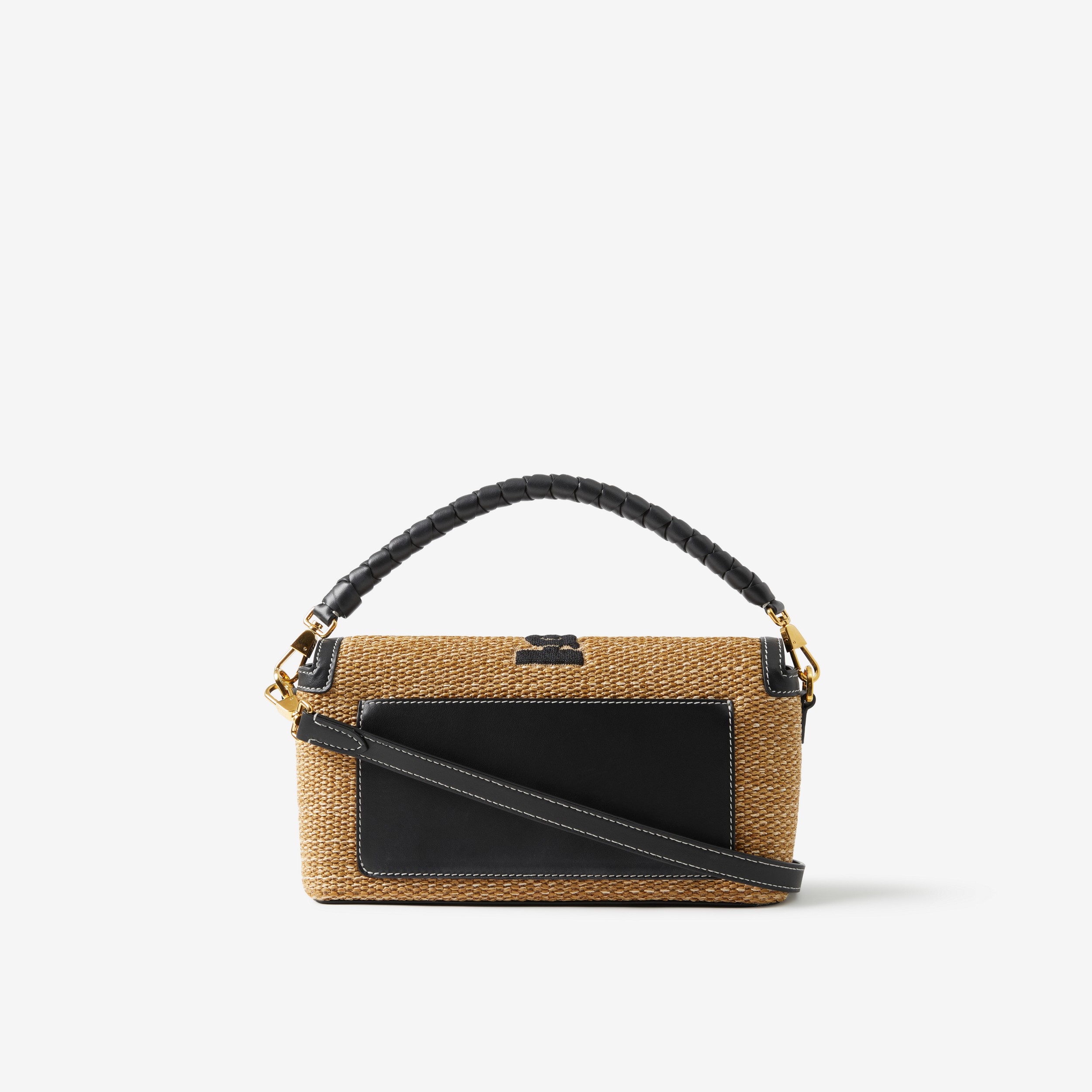 Top Handle Note Bag in Natural/black - Women | Burberry® Official - 3