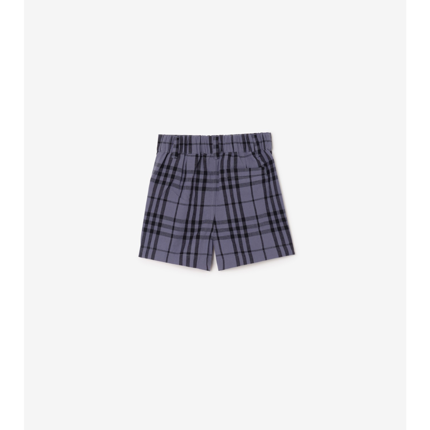 Check Cotton Shorts