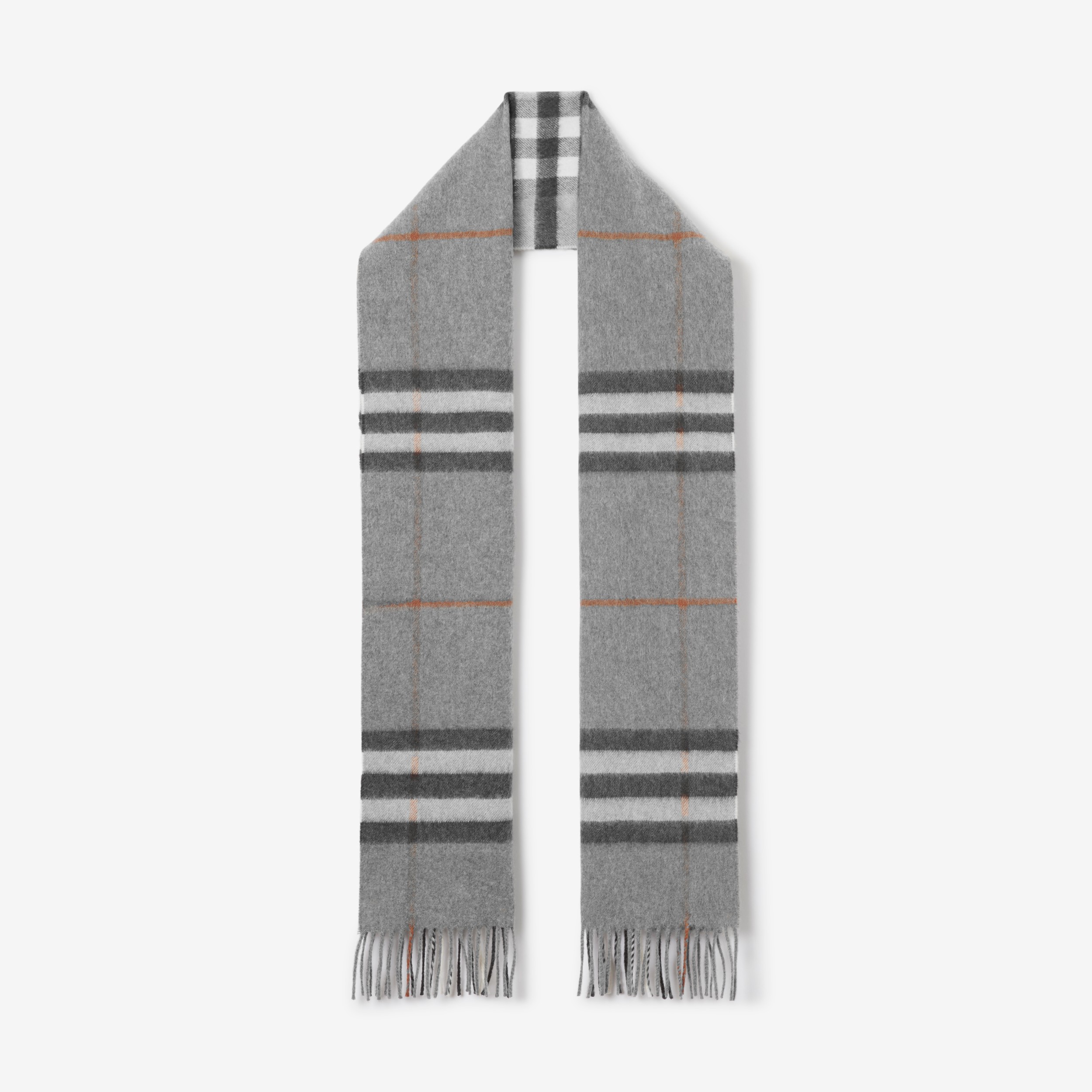Arriba 74+ imagen burberry cashmere scarf grey