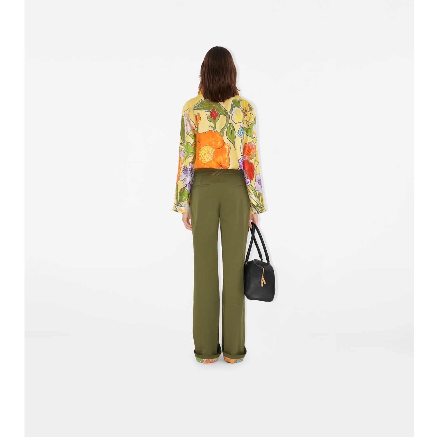 Highgrove Turn-up Cotton Trousers