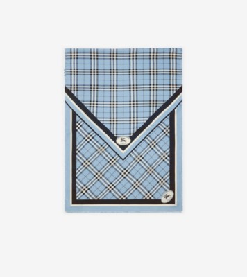 【未使用品】バーバリー スカーフ　ノバチェック×エクストリアンナイト　赤ライン チェック カシミアスカーフ (レッド) | Burberry®公式サイト