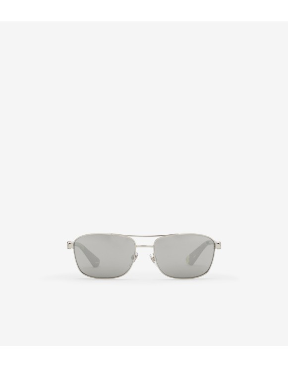 Metal Shield Rectangular Sunglasses​