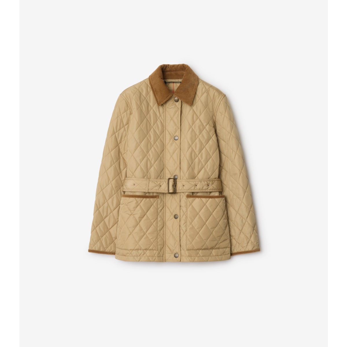 Check Quilted Nylon Jacket