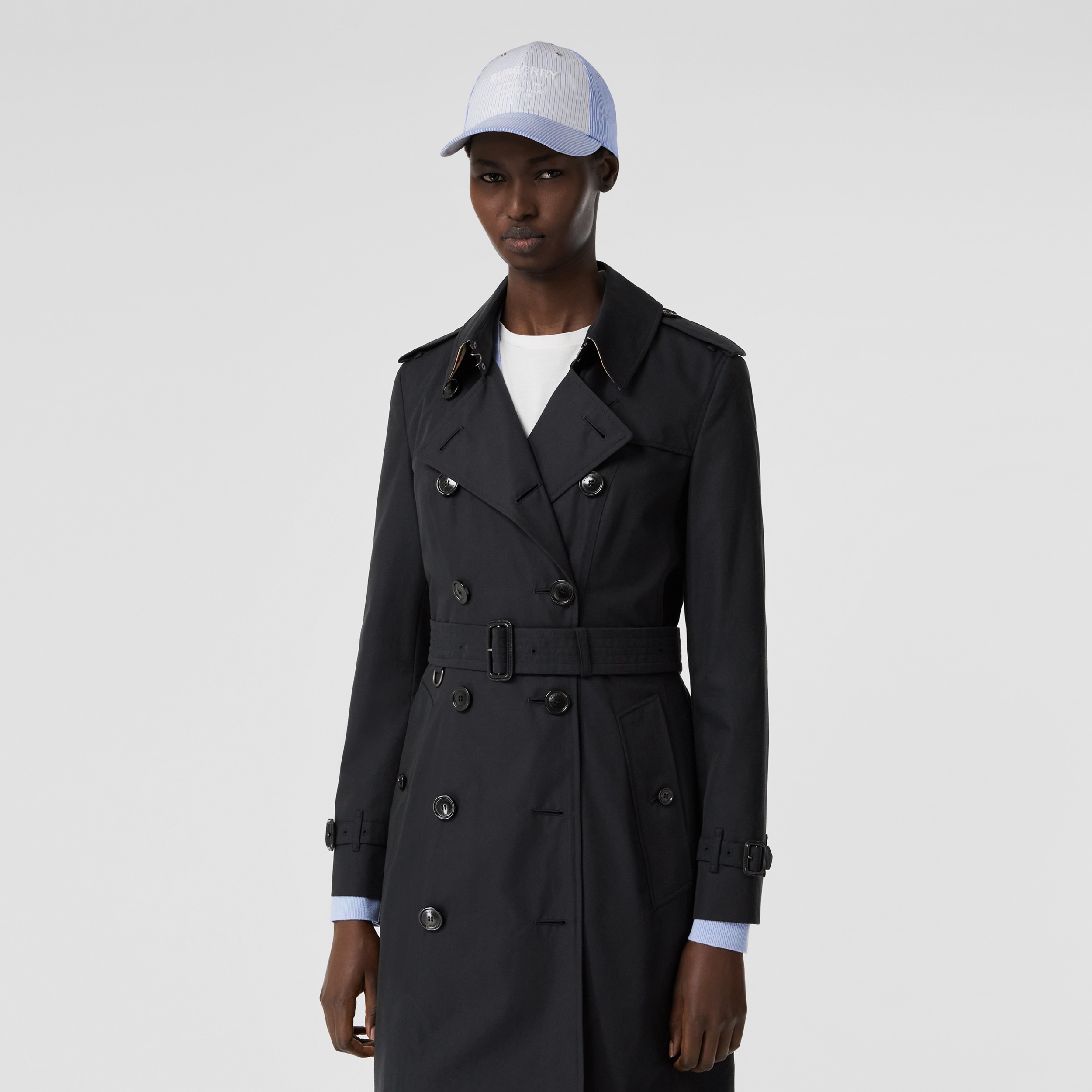 Trench coat Heritage The Chelsea medio (Blu Notte) - Donna | Sito ufficiale Burberry® - 1