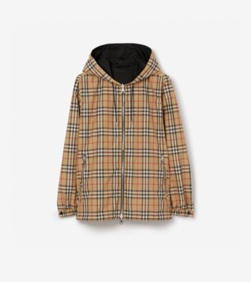 Burberry Reversible Exaggerated Check Padded Jacket worn by Dru