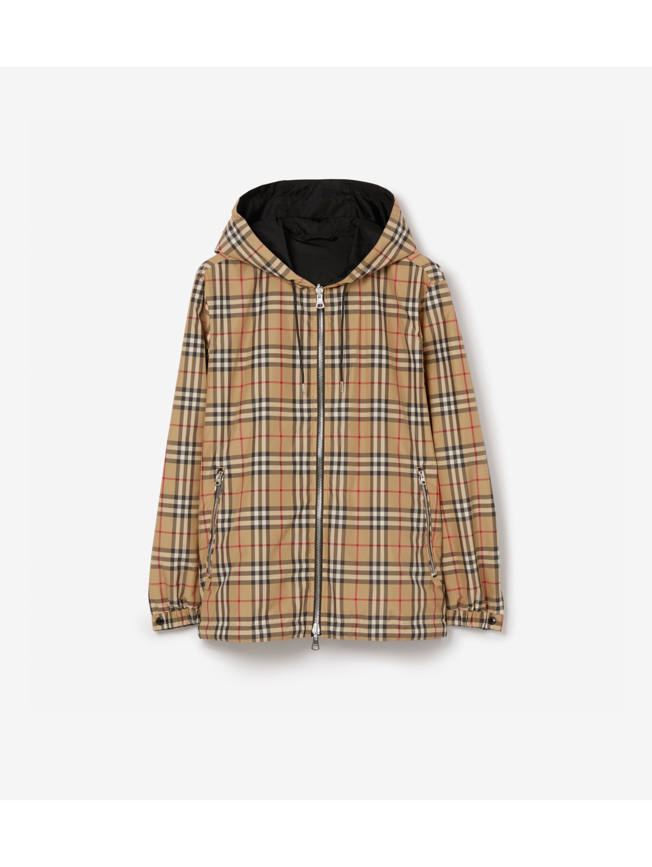 チェック リバーシブル ジャケット (アーカイブベージュ) - メンズ | Burberry®公式サイト