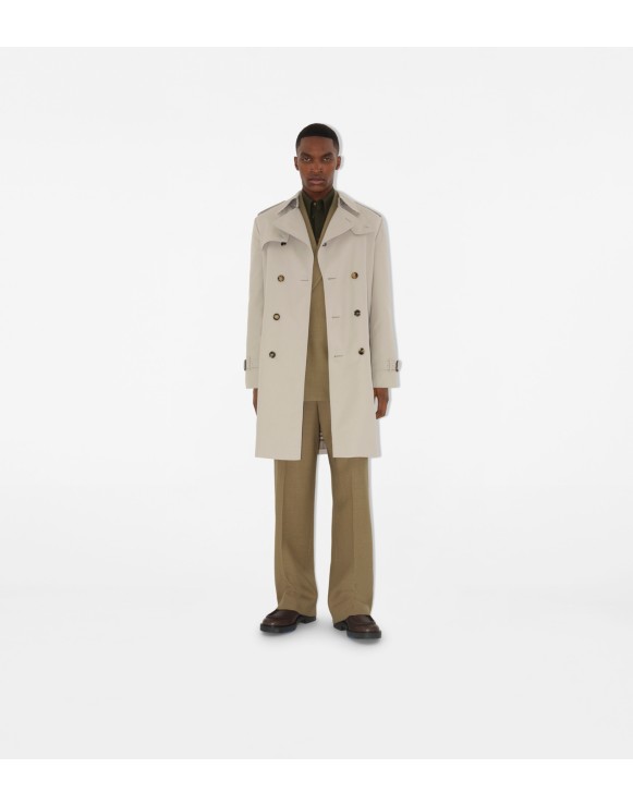 Burberry trench coat mens green on sale