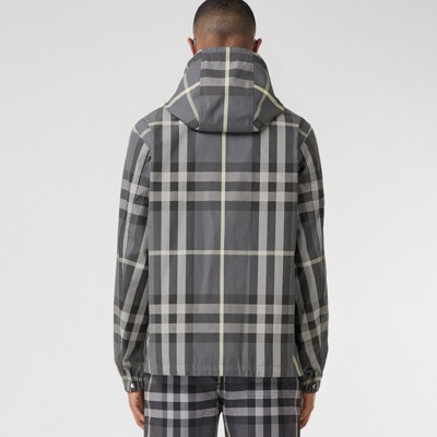 mens cotton check jacket