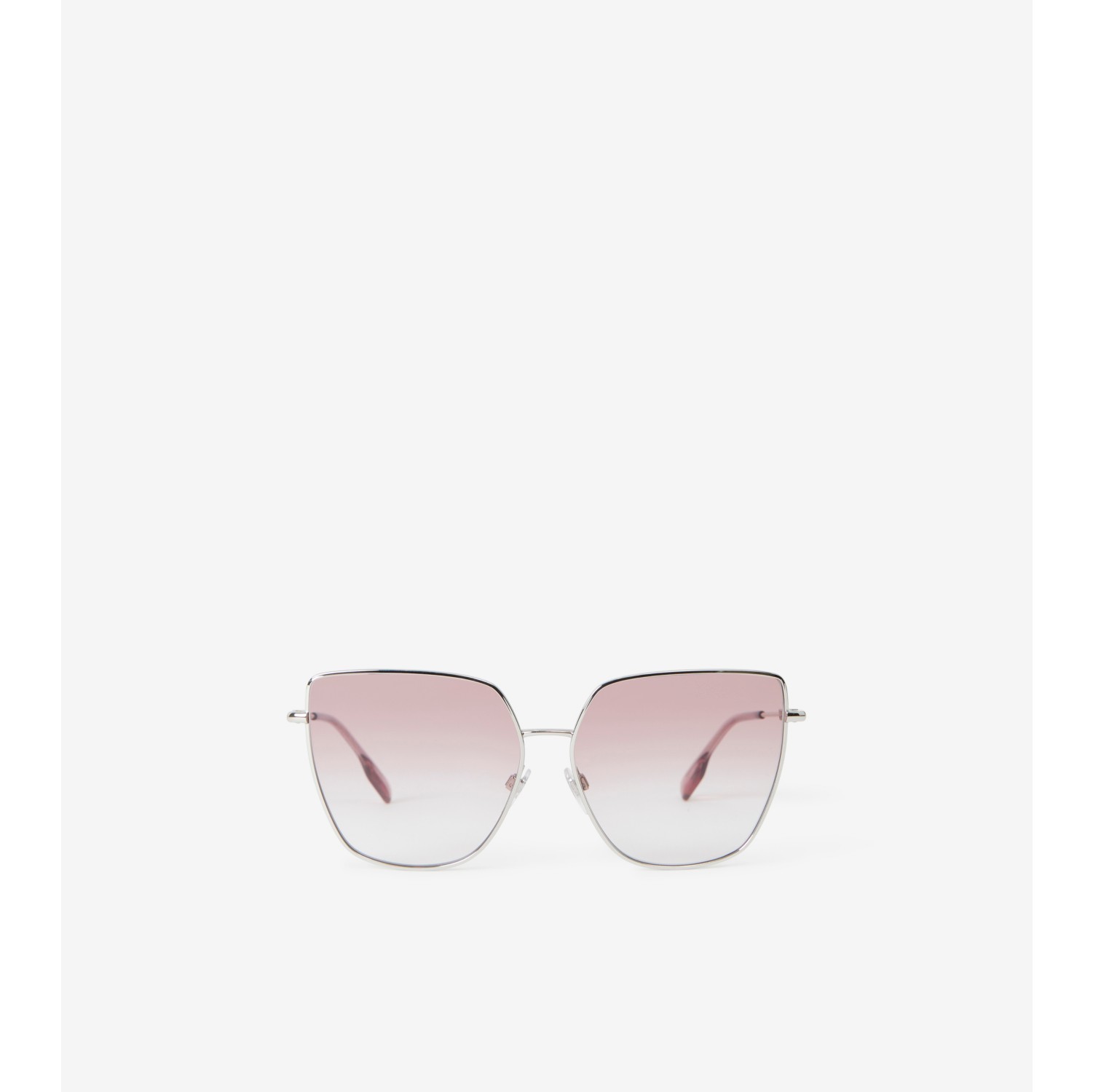 Cat-eye Sunglasses in Silver - Women | Burberry® Official