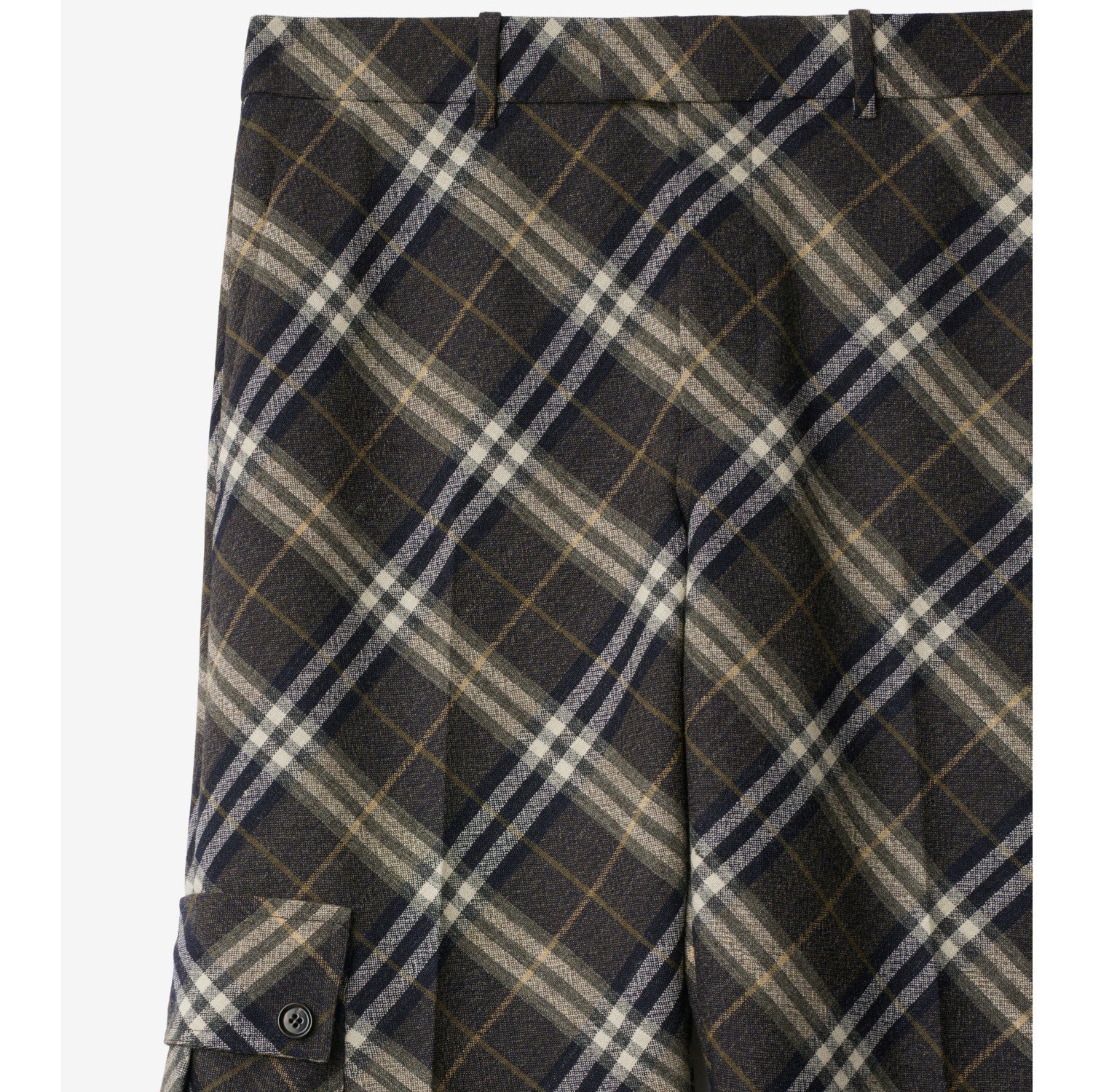 Elegante Wollhose in Check