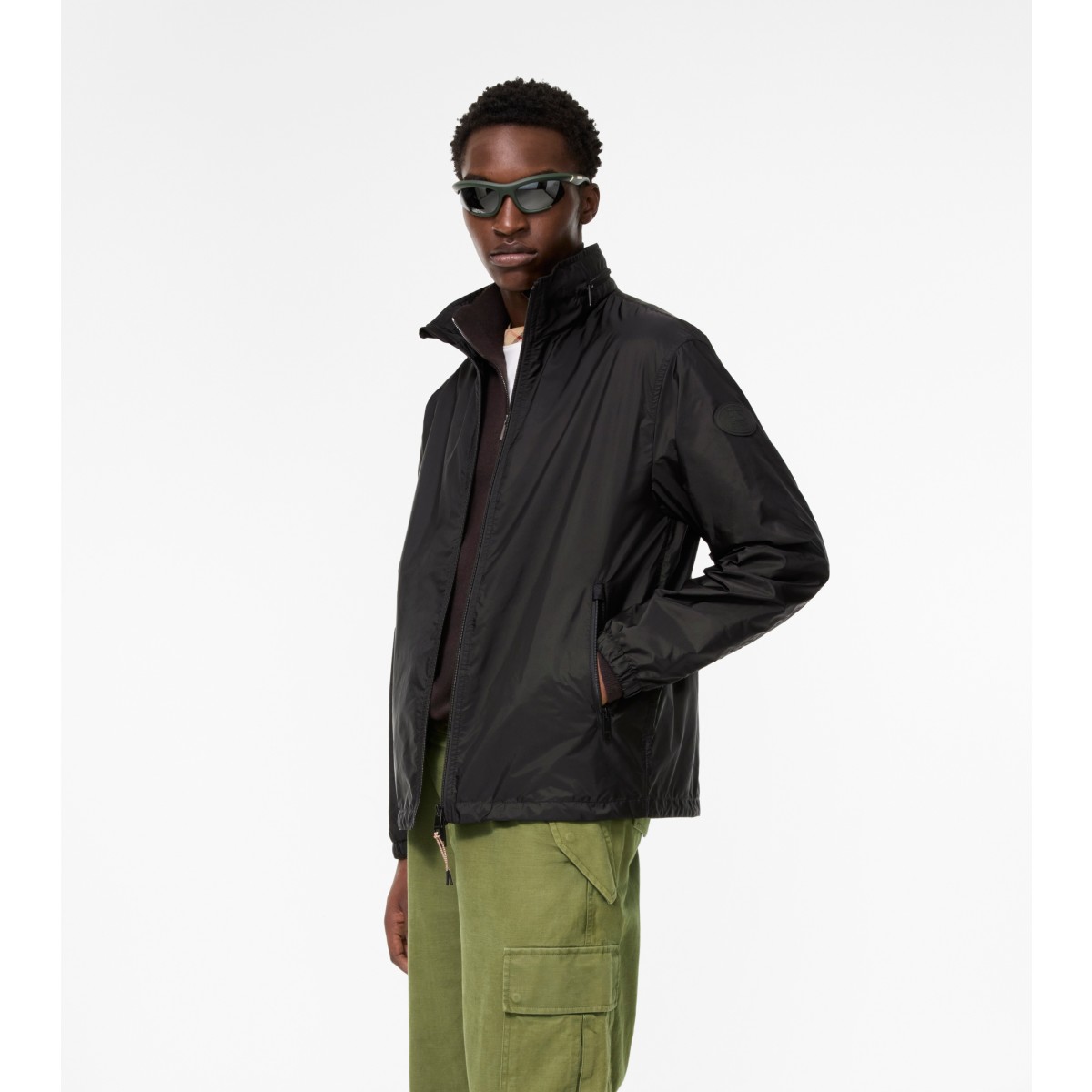  Check Nylon Newington Hooded Jacket