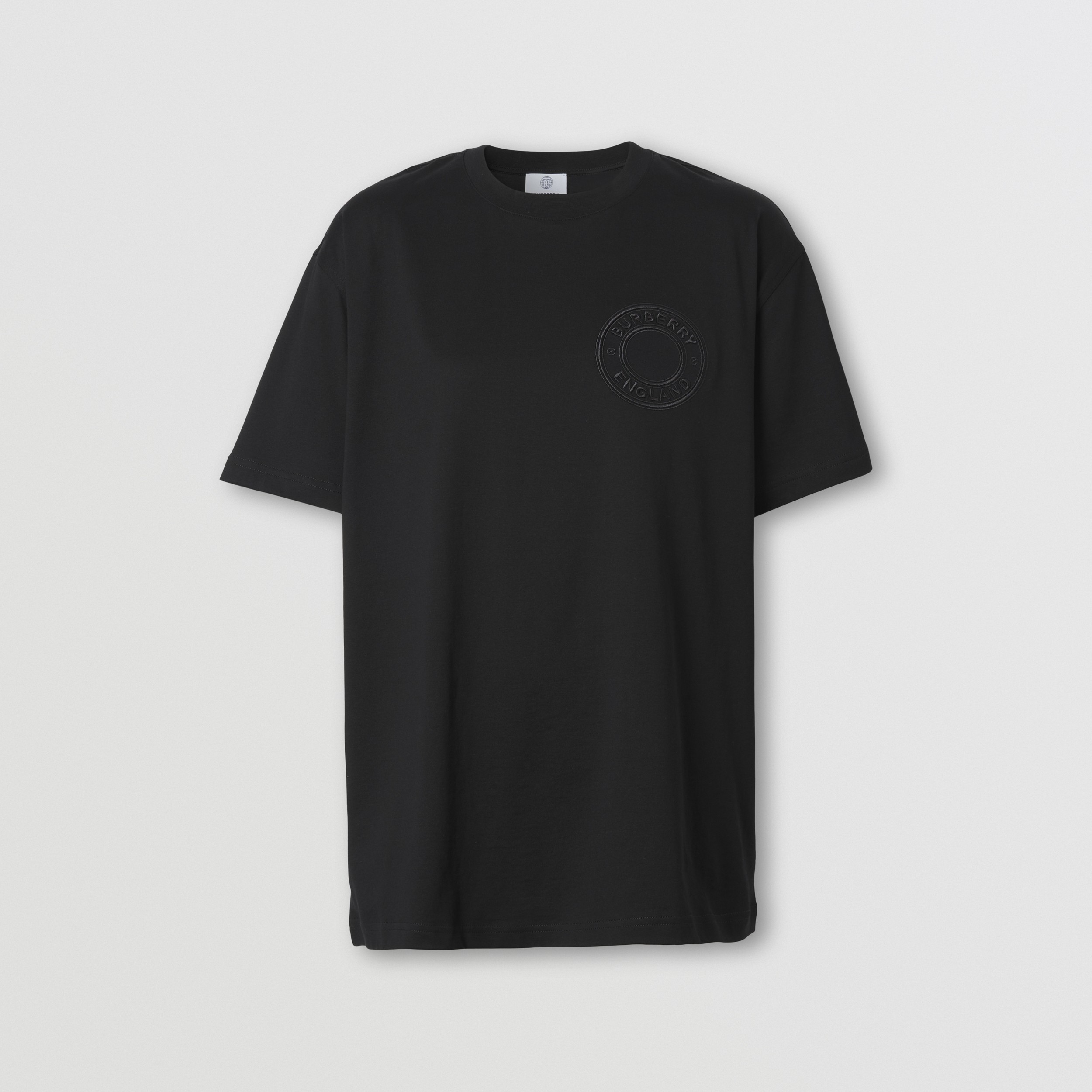 ロゴグラフィック コットン オーバーサイズtシャツ ブラック ウィメンズ バーバリー ロゴグラフィック コットン オーバーサイズtシャツ ブラック ウィメンズ バーバリー