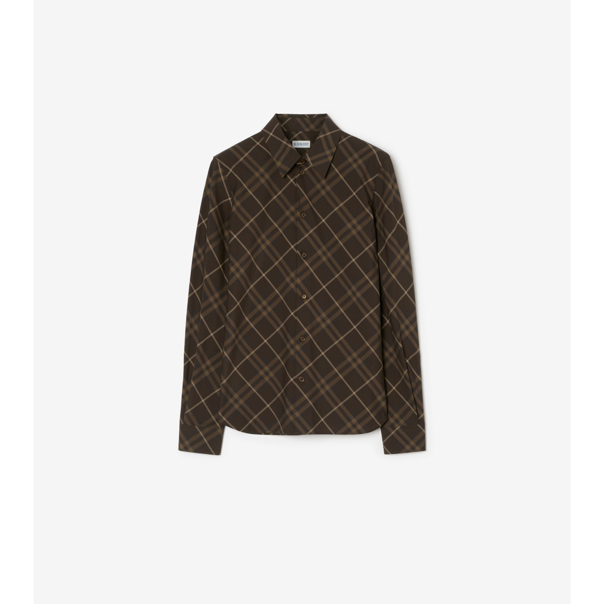  Check Slim Fit Cotton Shirt