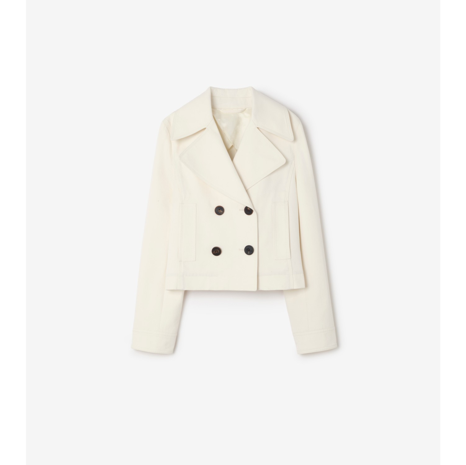 Cropped Cotton Jacket