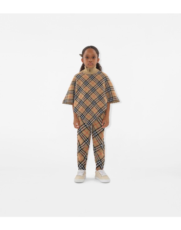 Check Wool Jogging Pants