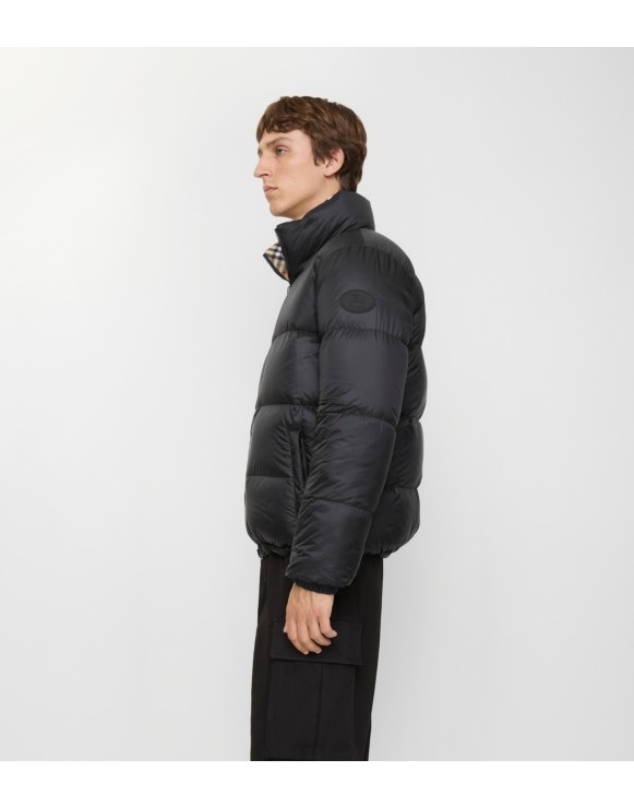 Reversible Check Puffer Jacket
