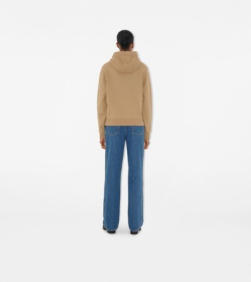 パーカー・フーディ Burberry Camel Cotton Sweatshirt Burberry Logo Print Cotton Hoodied Sweatshirt Camel - MEN