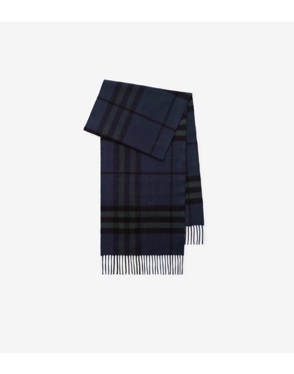 Check Cashmere Scarf