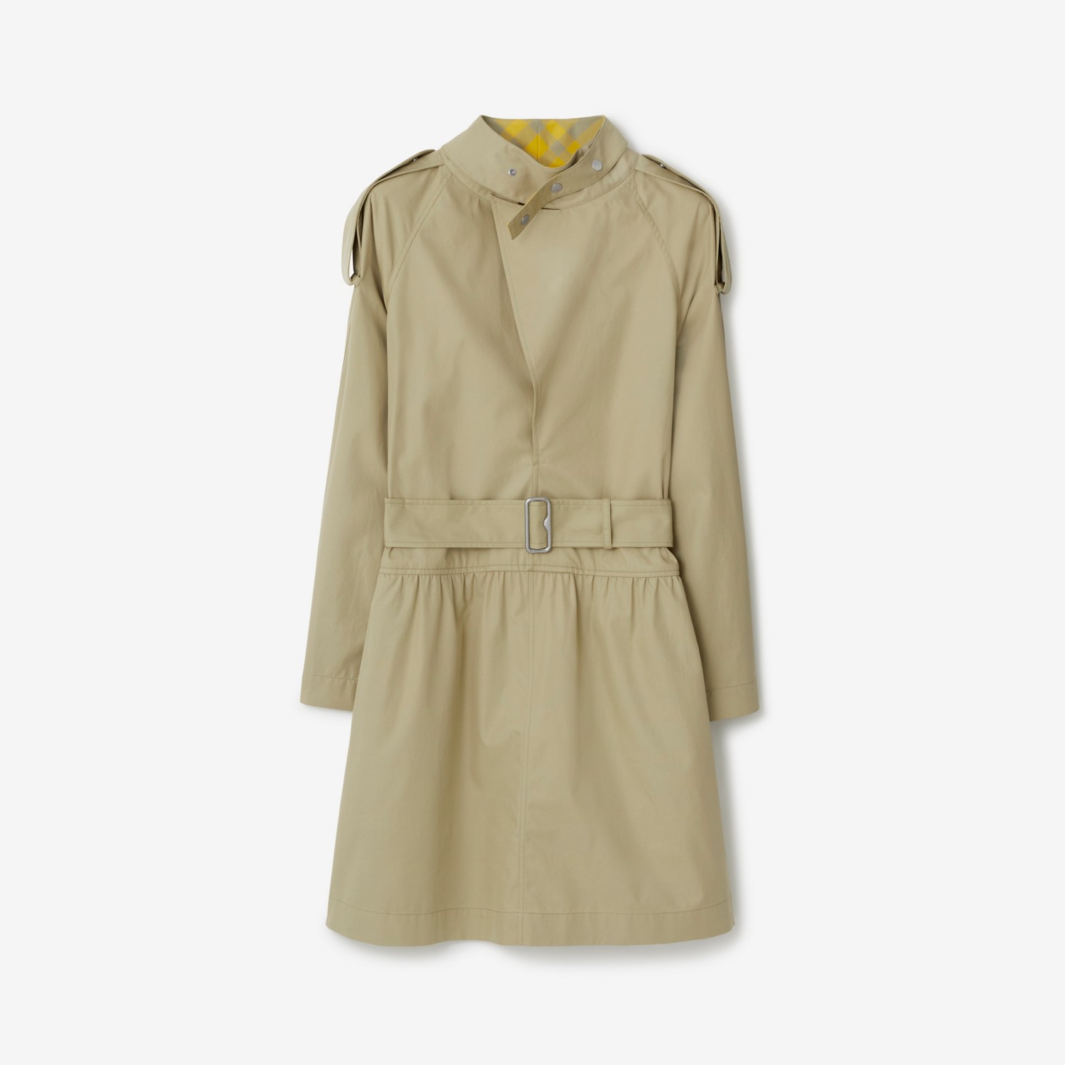 Cotton Trench Dress in Hunter - Women | Burberry® Official