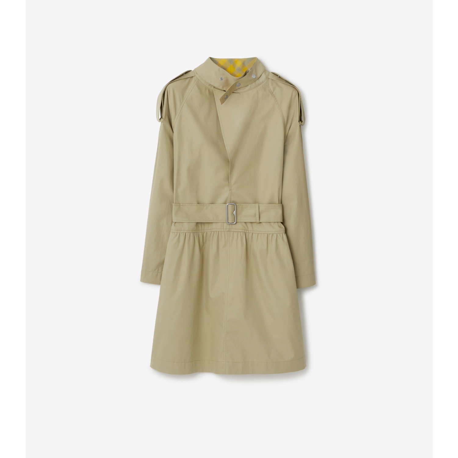 Cotton Trench Dress