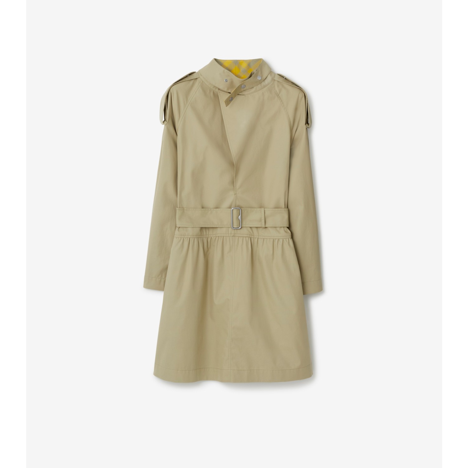 Abito trench in cotone