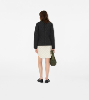 Veste matelassée pour femme - Col montant - Thermique - Veste d'hiver avec aspect cuir verni - Doudoune brillante - Veste demi-saison avec fermeture éclair et poches - Veste d'hiver pour femme