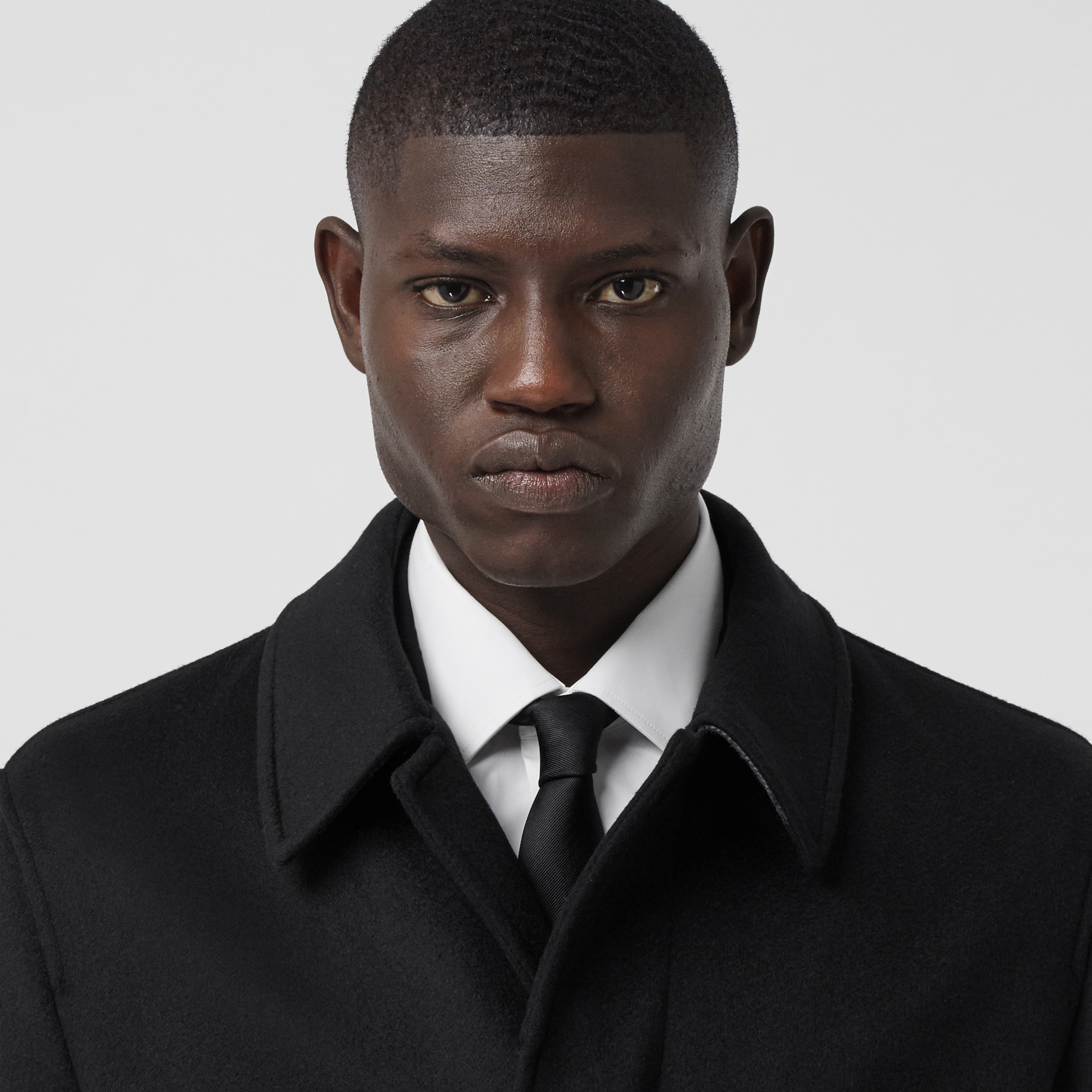 Cashmere Car Coat in Black - Men | Burberry United States