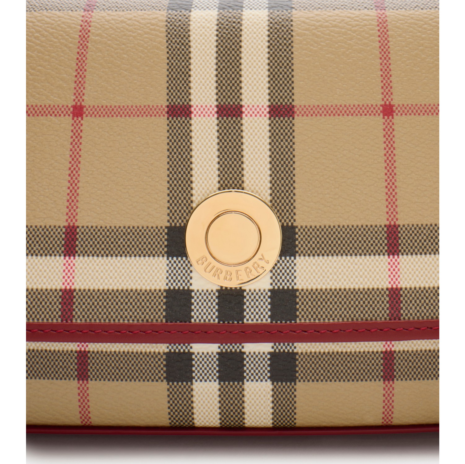 Hampshire Bag in Archive beige/ruby red - Women | Burberry® Official