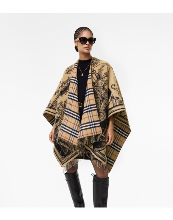 ウィメンズ デザイナー ポンチョ＆ケープ | Burberry®