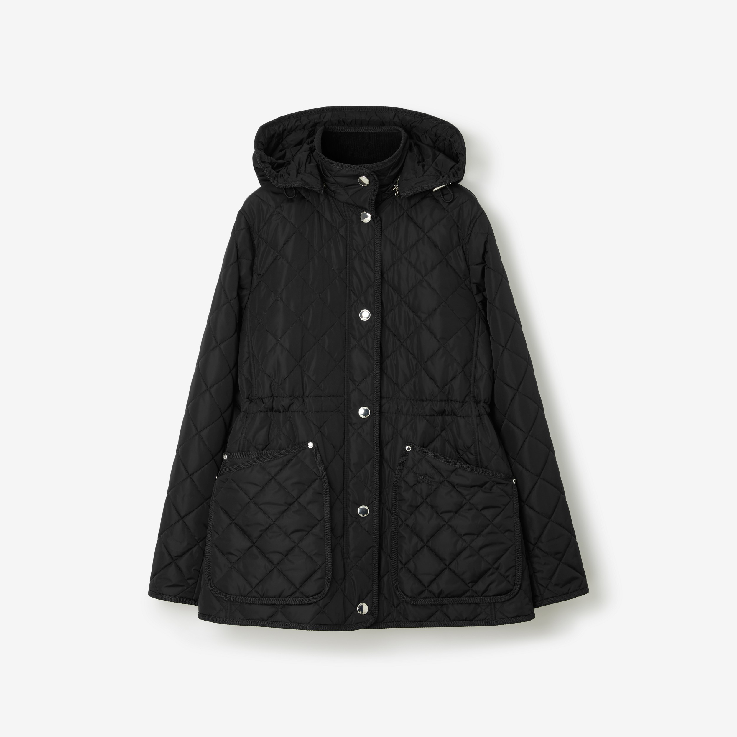 Diamond Quilted Nylon Jacket in Black - Women | Burberry® Official - 1