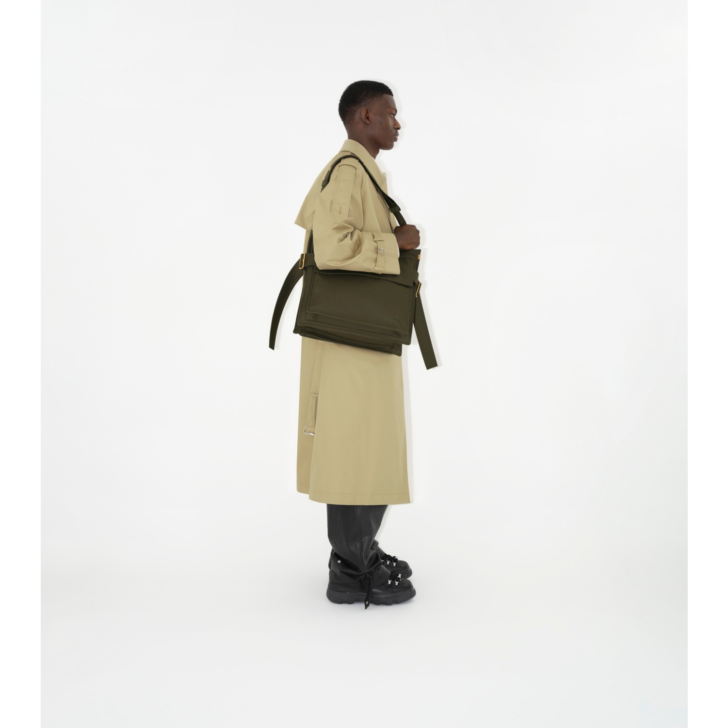 Trench Crossbody Bag in Olive | Burberry® Official